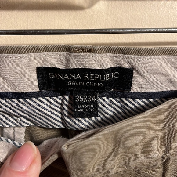 Banana Republic Gavin chino - khaki - 35x34 - Picture 7 of 7